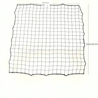 可调节回弹足球网 - 便携式足球训练目标（注意：仅含球网，不含框架），适合初学者到专业球员 - 室内/室外练习，球回弹系统，有助于提高精准度和力量 - 适用于足球场、公园、家庭等场所，足球配件，耐用球网