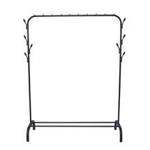 Arara de Roupas Cabideiro de Chão Closet Modulado em Aço Carbono C/ Sapateira - Preto - Visão 2