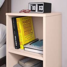 Small Retro Bookshelf Bedside Table Various Colors Charm - Beis - Ver 5