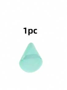 Éponge de maquillage triangulaire verte turquoise réutilisable, outil de maquillage polyvalent pour fond de teint, crème, BB crème, écran solaire, coussin et blush - alternative parfaite aux pinceaux de maquillage, libère vos mains, cadeau de Noël idéal, maquillage, pas cher, décoration de chambre, coiffeuse, voyage, chambre à coucher, accessoires de maquillage, tampon, mélangeur de maquillage, tampon de poudre, éponge de maquillage