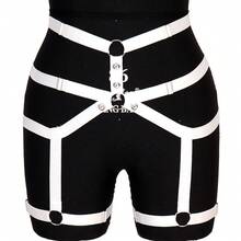 Đai nịt toàn thân Punk cho nữ, dây nịt thắt lưng, đồ lót, dây đai có thể điều chỉnh, phụ kiện Halloween cho điệu nhảy lồng - Nhiều màu - Xem 10