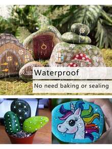 Waterproof Quick-Drying Non-Fading Paint Marker Pen For Furniture, Car Tire Repair And Retouch