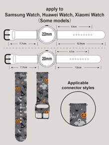 1pc Soft Elastic Breathable Wristband Replacement Strap, Compatible With Samsung, Garmin, Honor Smartwatches, Apple Watch 38mm 40mm 41mm 45mm 44mm 42mm 49mm, Fashionable Casual Multi-Color Silicone Band Compatible With Apple Watch Ultra SE/10/9/8/7/6/5/4/3/2/1, 1pc Soft Elastic Breathable Floral Wristband Replacement Strap Compatible With Apple Watch