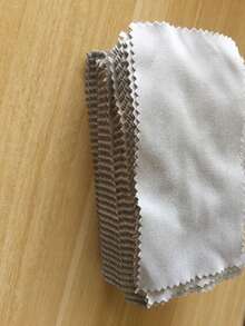 100 peças de pano de polimento de joias de prata de cor sólida, pano de limpeza de óculos, pano de manutenção de joias e relógios