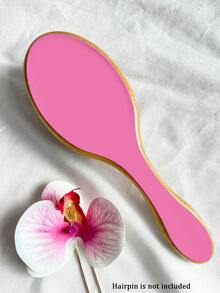 1件个性化女士时尚亚克力闪光大理石纹理名字定制发梳，独特的伴娘礼物，定制伴娘发饰，圣诞节美容配饰，少女时代 - 彩色 - 查看 21