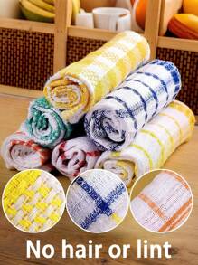 1/5/12pcs Waffle Weave Dish Cloths - Quick-Drying, Random Color Pattern Absorbent Kitchen Towels For Hand Washing, Space-Themed Square Dishcloths For Living Room Cleaning & Drying, No Electricity Needed/Kitchen Cleaning Tools/Cleaning Cloths/Wedding/Garden/Holiday Essentials/Kitchen Accessories/Bathroom Accessories/Kitchen/Fathers Dad Gift/Camping/Home