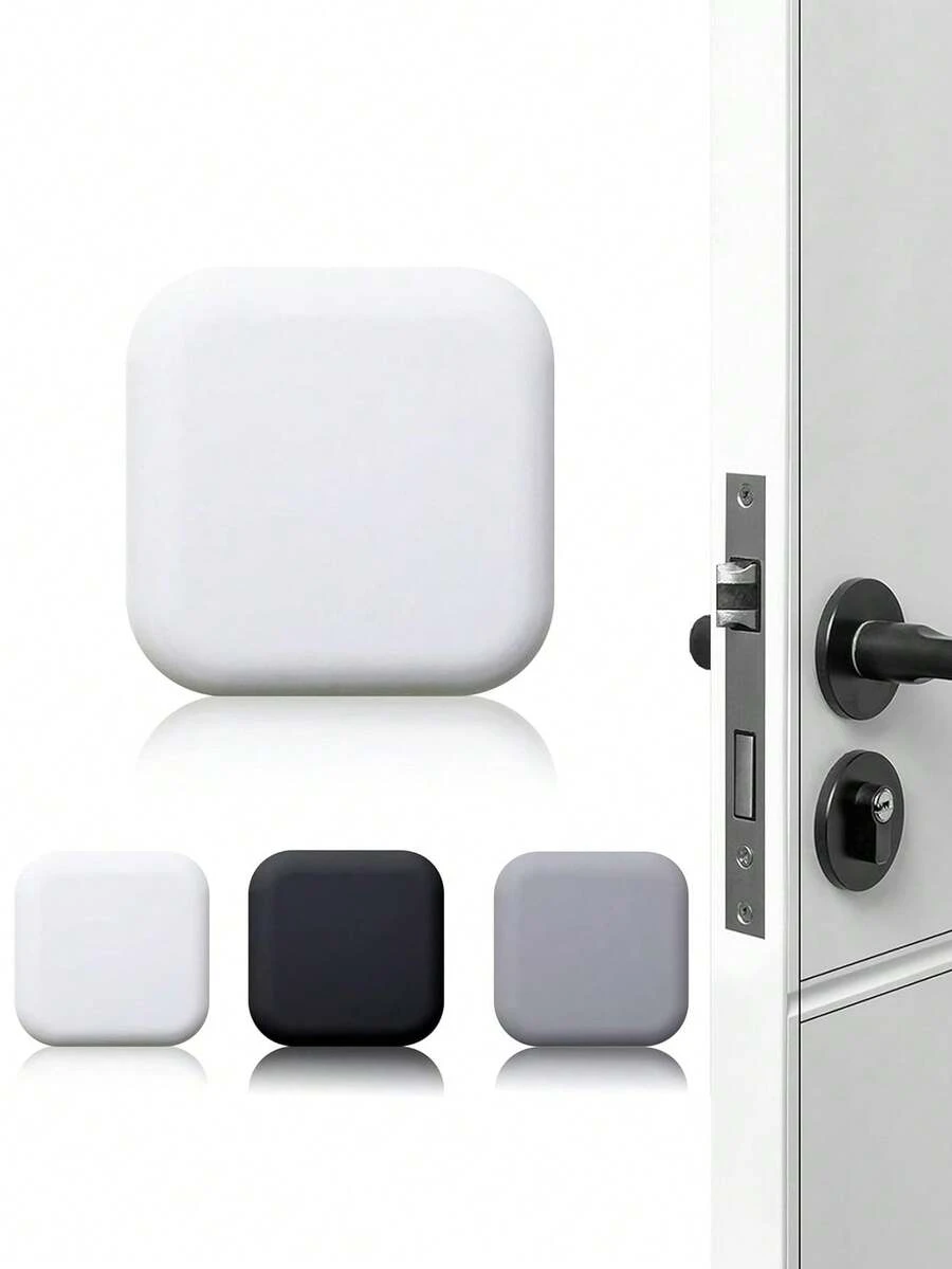 1/3/6 Stück Gummi Wandschutz, selbstklebende Türknauf Stopper, Polster Puffer, Twist Design, weich & flexibel, wasserdicht, geeignet für Kühlschrank, Garage, Büro, Bad, Küche, wiederverwendbar