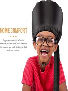 Personalized Custom Hands-Free Hair Dryer Hood, Home Hair Dryer Hood, Home Hair Dryer Hood, Portable Travel Hotel Accessories, Loose Hands-Free Use, Headscarf, Bath Cap, Hair Salon Beauty Travel Essential, Back To School, Travel Holiday Essential, Women's Hair Accessories - Black - View 8