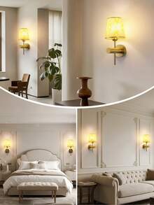 Lampe murale à piles, lampe murale sans fil avec luminosité réglable, ampoule détachable et rechargeable avec télécommande, lampe murale 15 couleurs pour chambre à coucher, salon, couloir