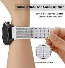 Smart Watch Strap - White/ Gray - View 4