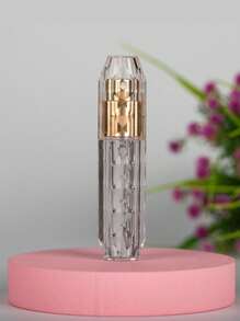 1个便携式迷你香水喷雾瓶，可重复使用，旅行装，5毫升，银色