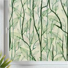 Decorative Heat Reduction Window Cover Frosted 3D Stained Window Film Static Cling Removable Window Decal For Kitchen For Office For Bathroom - Multicolor - View 111
