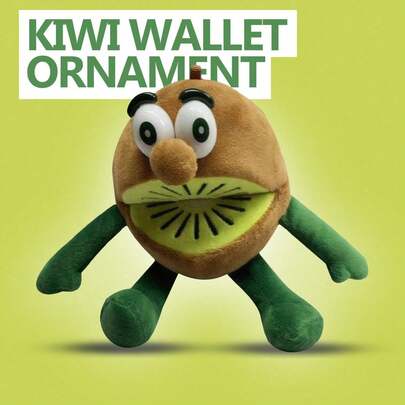 2026 Nueva Monedero de Peluche de Kiwi, Colgante con Forma de Kiwi, Billetera Muñeca Pequeña, Billetera Colgante de Kiwi, Muñeca de Peluche de Lujo, Muñeca de Peluche Cosida, Colgante Encantador Lindo, Muñeca de Peluche Cosida, Monedero Colgante, Muñeca Almacenamiento Creativa, Fruta Animal de Peluche Lindo, Se Puede Usar Para Almacenamiento de Monedas, Accesorio de Bolso