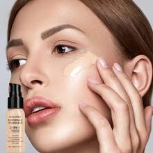 Long-Lasting Oil-Control Foundation Cream – Full Coverage, Hydrating Formula For Smooth, Even Skin Tone, Smudge-Proof And Sweat-Resistant, Ideal For Daily Wear, Weddings, And Special Events