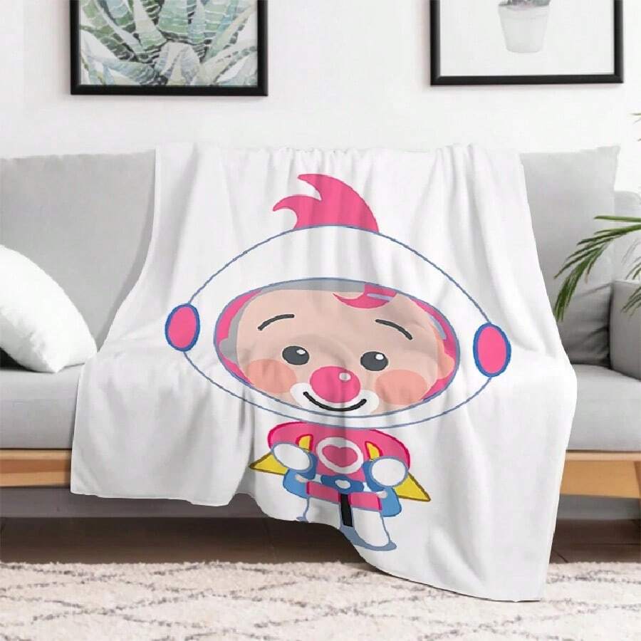 P-Plim Cute Blanket Comfortable Skin Friendly Soft Sofa Living Room Bed Bedroom Blanket Suitable For Travel And Gift1.Jpg