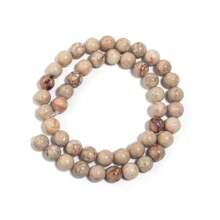 1 buc. Mărgele rotunde Maifanshi naturale maro, 4/6/8/10/12 mm, mărgele retro maro la modă, lucrate manual, pentru bijuterii DIY, potrivite pentru brățări ale prieteniei, coliere, obiecte de artizanat, pandantive, decorațiuni