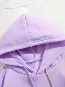 Sudadera hoodie sweatshirt dama mujer gorro capucha encapuchada manga larga algodon bolsa canguro cangurera bolsa bolsillo estampado pecho espalda mariposa mariposas insecto alas alitas flor flores floral margarita petalos vuelo degradado lindo cute tierno suave pachoncita puños rib acanalados casual atletica aesthetic homie cossy casa diario frio ciudad urbana moderna juvenil comoda abrigadora caliente calientita ejercicio pijamada - Lila Púrpura - Ver 3