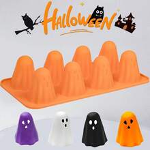 Ghost Silicone Mold, Ghost Chocolate Candy Molds Halloween Silicone Molds For Jelly, Chocolate, Candy, Gummy, Crayon, Resin - Multicolor - View 5