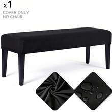 Milk Silk Bench Cover,Rectangular Stretch Square Ottoman Covers Slipcover Rectangle Washable Foot Stool Cover Thick Storage Protector With Elastic Bottom,Stretch Dining Room Bench Slipcovers - Multicolor - View 18
