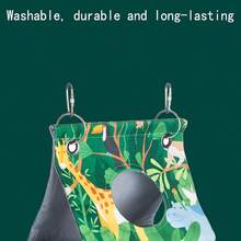 ARC ARCE 悬挂式鸟巢睡垫，鹦鹉吊床睡垫，虎纹凤凰三角帐篷，牡丹鸟屋小型宠物巢