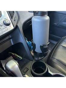 1 件 360 度旋转车载杯架多功能 4 合 1 可调节双杯架带海绵垫