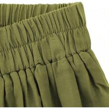 Women's Summer Long Flowy Renaissance Skirt With Pockets - Boho High Waist A-Line Maxi Skirt,Vacation Outfits Women,Valentine Outfits For Women,Street Photography - 橄欖綠 - 查看 4