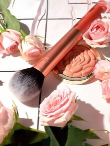 Real Techniques Ultra Plush Powder Makeup Brush, For Setting Powder, Bronzer, & Blush, Sheer, Buildable Coverage, Large, Fluffy Powder Brush, Vegan,  Synthetic Bristles, 1 Count,Foundation Brush,Concealer Brush,Blush Brush,Contour Brush,Blush Brush,Bronzer Brush,Powder Brush,Foundation Brush,Blush Brush - Baby Pink - View 4