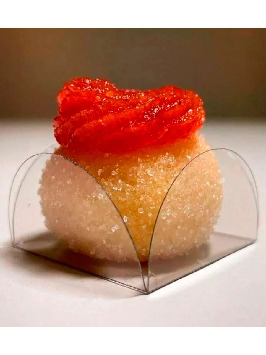 200 Clear Acetate Molds With 4 Thin Sweet Petals - 無色 - 查看 1