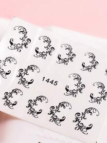Beautizon Nailartlab 1Pc Portable Nail Sticker Storage Card Album, Small Fresh Style Cherry Pattern Design Cover Nail Sticker Storage Album, Sticker Display Book, For Salon Nail Supplies - Multicolor - View 3