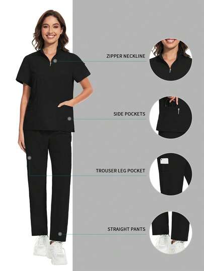 Surgical Uniforms Woman Nursing Articles Top Pant Sets Scrub Clinical Uniform Beauty Salon Spa Hospital Work Wear Suits