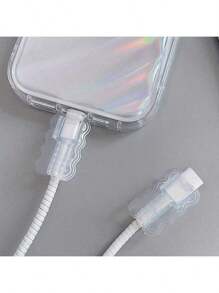 10 件 ABS 树脂线缆保护套：保护您的线缆免于断裂和断开，Apple 线缆保护套，兼容 18-20W 小头充电器，防止充电器断裂 - 彩色 - 查看 3