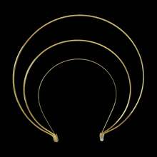 1PC Gold Halo Crown 3 Layer - Goddess Headpiece Queen Crown Bridal Headband Photoshoot Idea Gala Crown Festival Crown Halloween