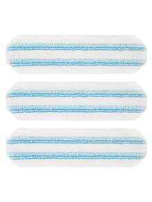Bộ lau nhà phẳng O-Cedar H2prO 1/2/4/6/8 chiếc, dụng cụ vệ sinh nhanh, miếng lau bằng sợi microfiber có thể giặt sạch bằng nước, dùng được trên sàn gỗ, sàn nhựa vinyl, gạch men, chân tường, tường. - Xanh và trắng - Xem 1