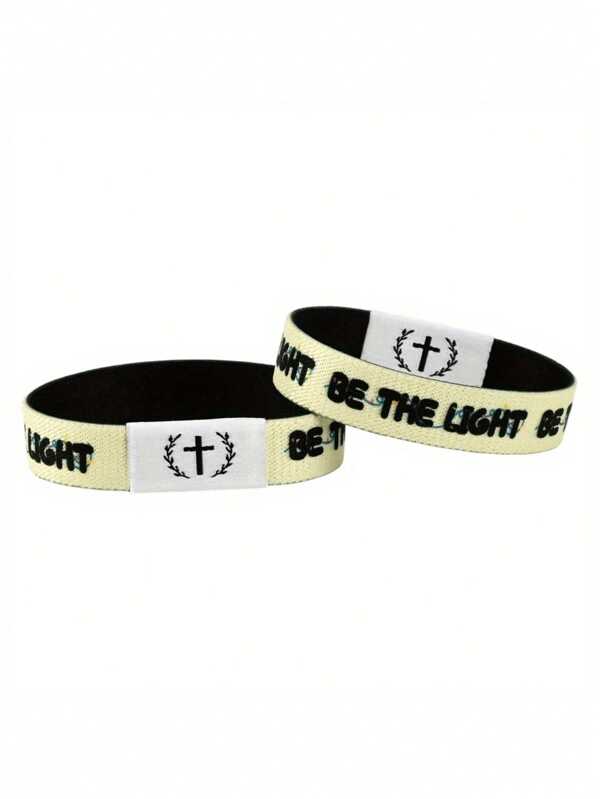 1pc NFC Enabled Wearable Bible Verse Wristband, Be The Light Series, Religious Accessories, Christian Daily Reading Bible Verse Bracelet, Inspirational Bible Verse Religious Jewelry Gift