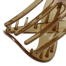 2pcs Plastic Hair Claws, Hair Clips Hair Barrettes For Women - Coffee - View 7