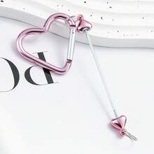 10pcs New DIY Jewelry Accessories Silicone Beads, Metal Beads, Keychain Buckle, Craft Toys For DIY Jewelry Making - Multicolor - View 9