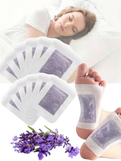 50pcs Lavender Foot Pads - Designed For Deep Acupoint Penetration, Soothing Foot Care, Moisture-Wicking, An Essential For Year-Round Foot Care, Suitable For Daily Use, Providing A Relaxing Foot Bath Experience, A Perfect Gift For Family And Friends.
