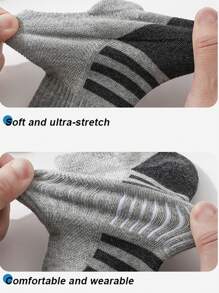 31Pairs Ankle Athletic Running Socks Cushioned Breathable Low Cut Sports Tab Socks For Men And Women