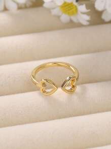 1PC/4PCS Gold Adjustable Toe Ring Set – Heart Cross Rose Paw Design Foot Jewelry For Women Summer Beach Style