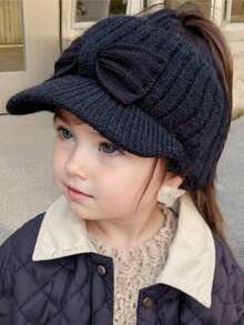 儿童无檐便帽 女童秋冬针织无边保暖可爱婴儿帽 - 1PC - 查看 9