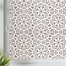 Decorative Heat Reduction Window Cover Frosted 3D Stained Window Film Static Cling Removable Window Decal For Kitchen For Office For Bathroom - Multicolor - View 68