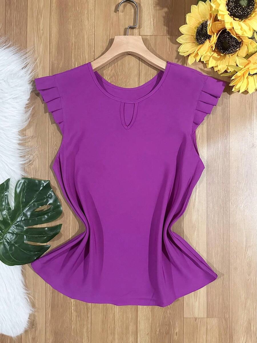 Women Tops - Red Violet - View 1