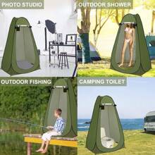 Portable Privacy Shower Tent, Pop-Up Portable Camping Tent, Outdoor Toilet Changing Room, Waterproof Picnic Bathroom For Immediate Privacy Shelter