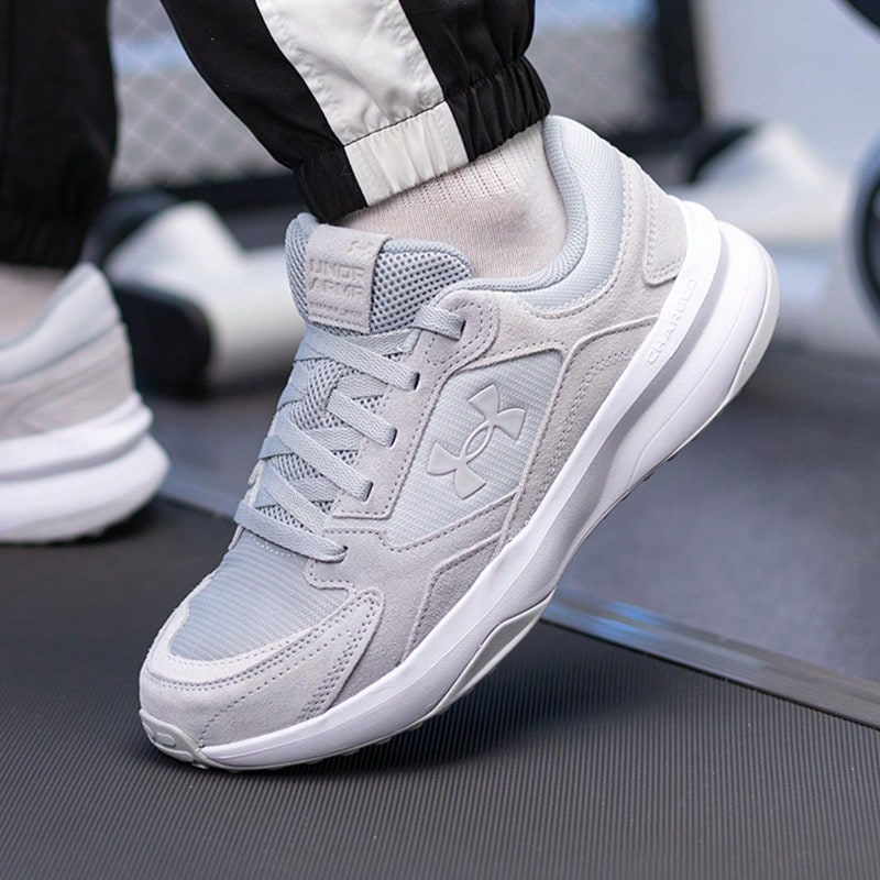 Under Armour Men's New Casual Lightweight Running Shoes, Retro Dad Shoes - Off-white - View 1