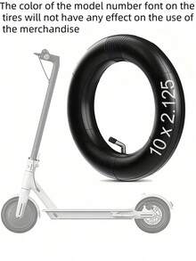 GLDYTIMES 10 Inch 10X2/54-152 Ruột xe, Ruột xe thay thế 10x2.0/2.125 cho xe điện Ninebot D40X F25 F30 Gotrax G4 Turboant X7 Hiboy S2 Pro Max, lốp xe điện tự cân bằng thông minh 10" - màu đen - Xem 9