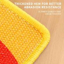 1 件耐用剑麻猫抓柱和猫抓垫悬挂式宠物猫抓柱宠物玩具节省空间猫爪研磨工具防抓爬垫防滑家具保护器梵高星空向日葵油画设计送给猫爱好者的理想礼物适用于家庭厨房客厅卧室宠物配件猫主人宠物必需品 - 彩色 - 查看 7