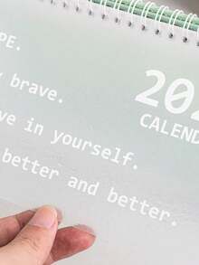 1/4pcs 2026 Desk Calendar, Cute Teddy Bear Desk Calendar, High-Quality Desk Planner & Organizer, Suitable For Daily Planning, Monthly Scheduling, Home, School, Office, Back To School Supplies