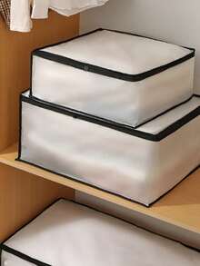 Large Capacity Foldable Fabric Storage Bag - Suitable For Bedding, Clothes, Pillows, Quilts - Suitable For Home, Bedroom, Dormitory, Spa Center Wardrobes - Gray Woven Material, No Need For Electricity,Christmas/Halloween Laundry Storage And Storage Bag.This Product Is Foldable And Unsupported