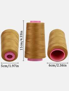 1200meters 203 Jeans Sewing Machine Thick Line 3 Strand Thread Tent Umbrella Thread Thick Wiring Denim Line Sewing Thread - Multicolor - View 4