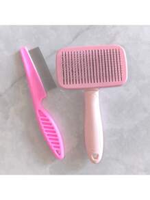 Set de 8 piezas de Kit de aseo para mascotas - Herramientas de higiene y belleza para animales, adecuados para perros, gatos, conejos, para limpiar, cepillar, cortar uñas para que las mascotas se mantengan limpias y hermosas